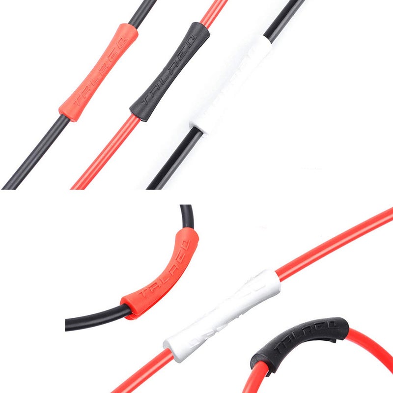 Farbetter Bicycle Frame Protection Bike Protector Rubber Sleeve for Shifter Brake Cable 3 Colors, 4pcs/ Color, 12pcs/ Bag - Image 3